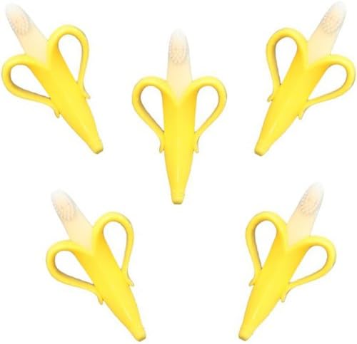 Original Baby Banana Brush Teether Infant Model- 5 Pack