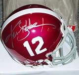 Ken Stabler Signed Alabama Riddell Chrome Mini Helmet