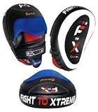 Vader Sports Pro Focus Pads Leather Hook & Jab Pads Curved MMA UFC Training Punch Pads F T X