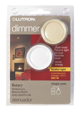 Lutron #DNG-600PH-DK 600W SP Push Rotating Dimmer