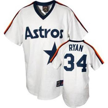 Nolan Ryan Astros White Cooperstown Replica Jersey - Size 52 - XL