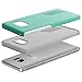 Samsung Galaxy Note 7 Case, BENTOBEN [Bamboo Series] Hybrid Dual Layer Rugged Polycarbonate Hard Back Cover Silicone Soft Bumper for Galaxy Note 7, Mint Green+Gray