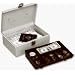 Buddy Products Metal Cash Box with Handle,Steel, 7.75 x 4 x 11 Inches, Platinum (0513-32)