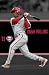 Philadelphia Phillies (Jimmy Rollins) Gold Wood-Mounted Sports Poster Print - 24