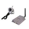 2.4G & 4 CHANNELS COLOUR WIRELESS NIGHT VISION WEATHERPROOF CCTV HOMe SECURITY CAMERA SPYCAM OFFICE SILVER