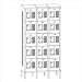 ASI Lockers 511X-XX Competitor Five Tier Ventilated Locker Set - 3 Sections (Assemble...
