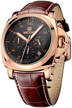 Huangtaii Men's Sport Watch with Brown Band Brown Dial #Dyl-18