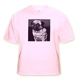Pug, Pugs and Kisses - Light Pink Infant Lap-Shoulder Tee (18M)
