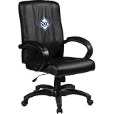 Home Office Chair with MLB Logo Panel Team: Tampa Bay Rays
