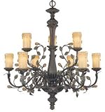 LAMPS BEAUTIFUL Casual Lighting, Valence Chandelier by Savoy House--Excellent customer service--see our feedback.