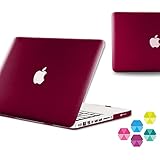 iBenzer Neon Party Series Smooth Finish Case for Macbook Pro 13" - Wine Red