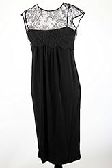 Lace Gathered Viscose Bubble Dress  Dress