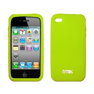 Apple iPhone 4 / iPhone 4G Empire Silicone Case Cover Protector, Neon Green