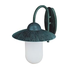 Eglo 83586A Milton-1, Brown-Antique Wall, 1-Light Light Fixture