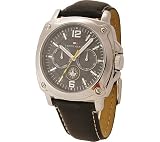 Men's Tommy Hilfiger 1710095 Black Dial and Leather