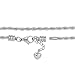 Timeline Treasures European Charm Necklace for Women and Girls Bead Charms, Stainless Steel Rope Chain, Claw 18 Inch