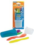 The First Years Take & Toss Toddler Flatware Travel Set