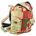 Earth Divas RRBB-1B Recycled Rice Bag - 3 Pocket Backpack B