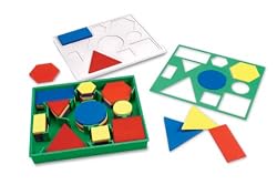 Learning Resources Attribute Blocks Desk Set in Tray (LER1270)