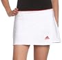 adidas Women's Competition Skort, White/Red, X-Large