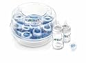 Philips Avent SCF271/06 - Express II Mikrowellen-Dampfsterilisator, inkl. 2 Flaschen (1 x 125 ml und 1 x 260 ml)
