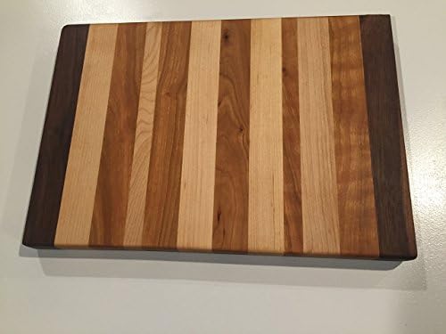 Vertical Striped Edge Grain Cutting board