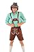 Costume Agent Oktoberfest German Bavarian Lederhosen Costume Shorts (36)