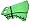 Horse Blanket Hood Neck Cover 420 Denier Lime Green, Small