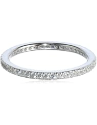Myia Passiello "Stackable" Swarovski Zirconia Clear Band Ring