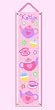 Tea Party Canvas Personalized Growth Chart by Olive Kids