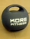 KORE Fitness Commercial Gym Rubber Double Grip Medicine Ball 10kg