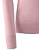 LE3NO Womens Lightweight Round Neck Fine Knit Cardigan Sweater with Stretch (XS-2XL)