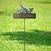 Quail Welcome Sign on Stake