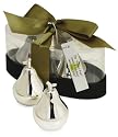 "Perfect Pair" Silver Pear Shaped Shakers - Set of 12