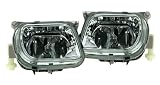 Nebelscheinwerfer H1, passend f&uuml;r Mercedes Benz E-Klasse Typ W210, Mod. Bj. 7/95 - 8/99. Ausf&uuml;hrung: Klarglas Chrom.