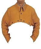 Leather Golden Brown Welding Cape Sleeves, 3XL, Bib Sold Separately, #44-2028