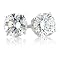 Today Only!: 18k White Gold, Round, Diamond 4-Prong Stud Earrings (1/3 cttw, H-I Color, SI1-SI2 Clarity) $297 free shipping