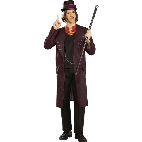 Willy Wonka Men's Costume Adult Halloween Outfit - Standard Jacket Size up to 44