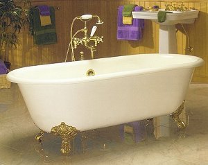Sunrise Specialty Clawfoot Tub Brass Feet