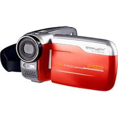 Easypix DVC5030 Camcoder (5 Megapixel, 3-fach digitaler Zoom, 7,5 cm Display) rot