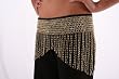 Stretch Beaded Belly Chain Mini Skirt or Top Silver or Gold Tone Beads