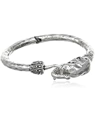 Lucky Brand Silver Elephant Cuff Bracelet, 2.38"