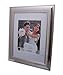 kieragrace Norah Photo Frame, 11 by 14-Inch Matted to 8 by 10-Inch, Antique Silver