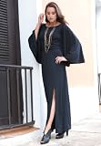 Jessica London Plus Size Maxi Dress in Travel Knit