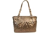 COACH OUTLET コーチアウトレット メタリック エンボス プリーツ ギャラリートート F14002 SV/BZ 【NB】