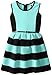 Beautees Big Girls' Girls Color-Block Full Skirt Dress