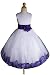NEW White/purple Flower Girl Pageant Easter Party ...