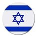 Israel Flag Round Mouse Pad