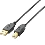 ELECOM USB2.0P[u A-B^Cv m[} 1.5m ubN USB2-15BK