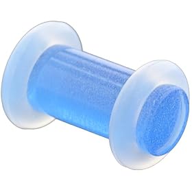 One Acrylic Glow in the Dark Plug: 4g, Blue (SOLD INDIVIDUALLY. ORDER TWO FOR A PAIR.): Inc. Halftone Bodyworks: Jewelry